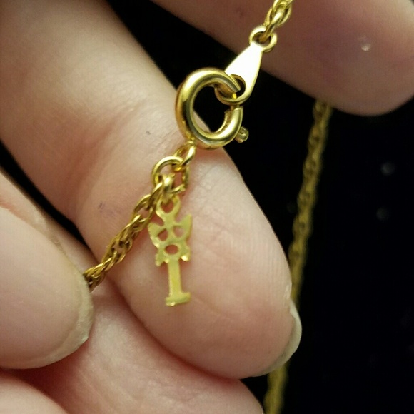 Trifari necklace with a cross pendant - Picture 6 of 8